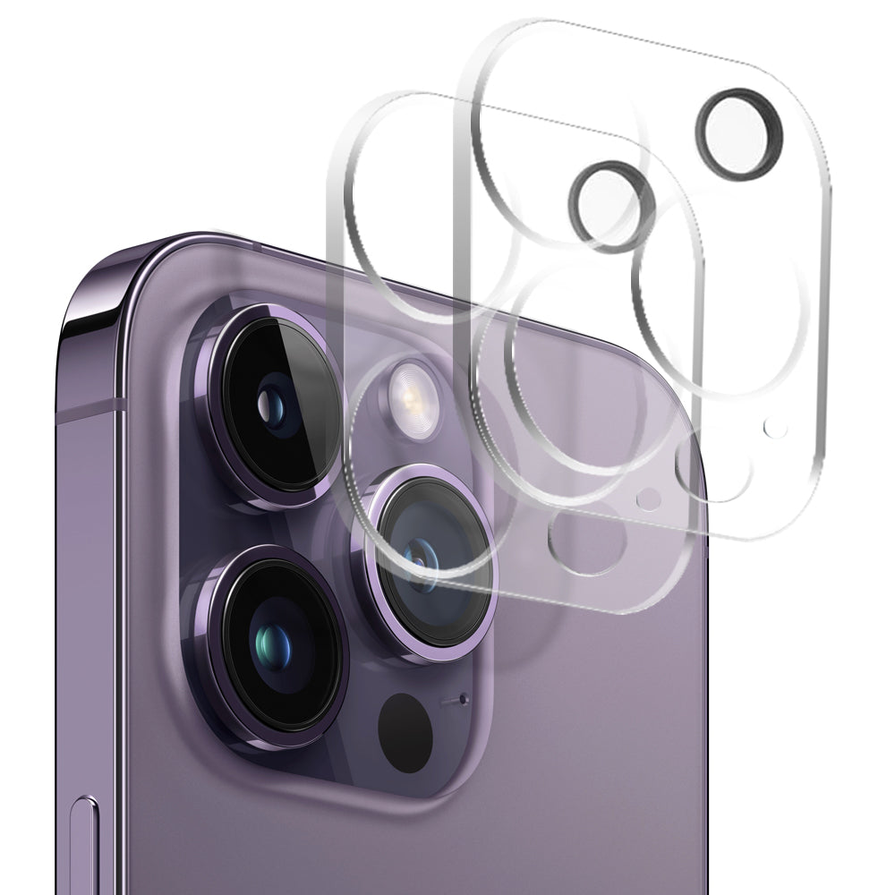 NORTHJO 2PCS for iPhone 14 Pro/14 Pro Max 3D Integrated Tempered Glass Lens Film (For Large Lens Cutout Phone Case) NORTHJO 2PCS for iPhone 14 Pro/14 Pro Max 3D Integrated Tempered Glass Lens Film (For Large Lens Cutout Phone Case)